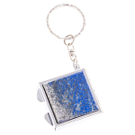 Зеркало брелок складное двухстороннее из натурального камня Лазурит Stone Mirrors варинант исполнения - 5 | Loft Concept в Рязани