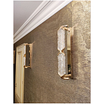 Бра прямоугольное с текстурным природным рисунком IceFlame варинант исполнения - 6 | Loft Concept в Рязани