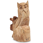 Статуэтка из дерева сова Animals of the World 20 варинант исполнения - 1 | Loft Concept в Рязани