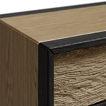 Комод 4 ящика с подсветкой на рельефном фасаде Warm Industrial варинант исполнения - 4 | Loft Concept в Рязани