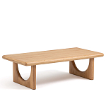 Стол журнальный из массива и шпона дуба Oak Essence Carden варинант исполнения - 1 | Loft Concept в Рязани