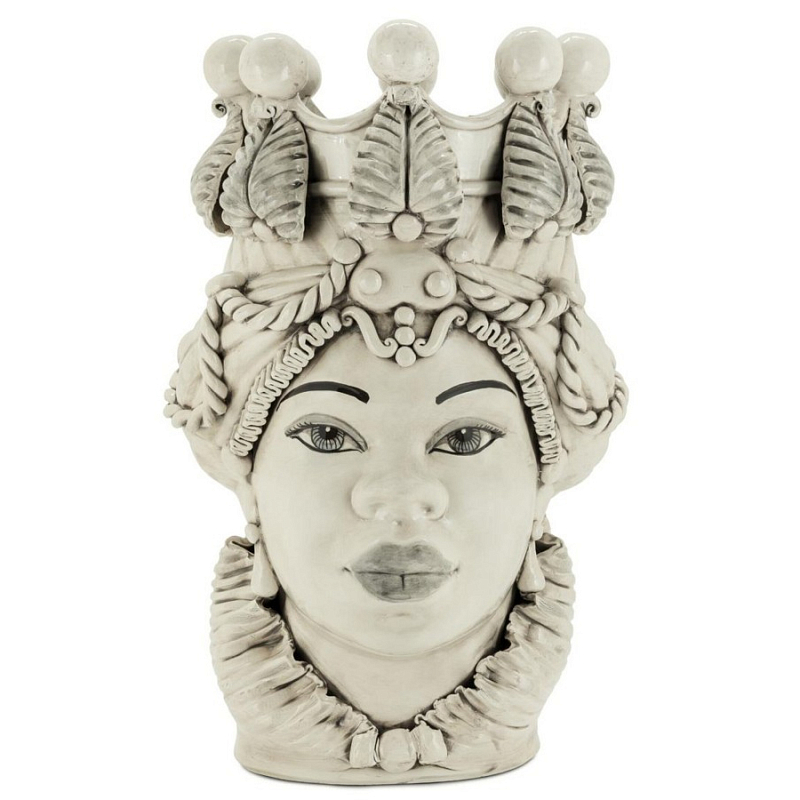 Ваза Vase Moro Lady Neutral Big Бежевый Ваза Vase Moro Lady Neutral Big Бежевый в Рязани | Loft Concept