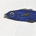 Плитка с узором Рыба пловчиха варинант исполнения - 5 | Loft Concept в Рязани