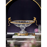 Чаша из прозрачного стекла с рельефным ободком и фигурками стрекоз Eden Garden варинант исполнения - 2 | Loft Concept в Рязани