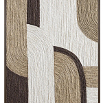 Панно из шнура геометрическая абстракция wall panel line II варинант исполнения - 1 | Loft Concept в Рязани