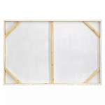 Панно декоративное с ручной росписью Blue Strokes варинант исполнения - 2 | Loft Concept в Рязани