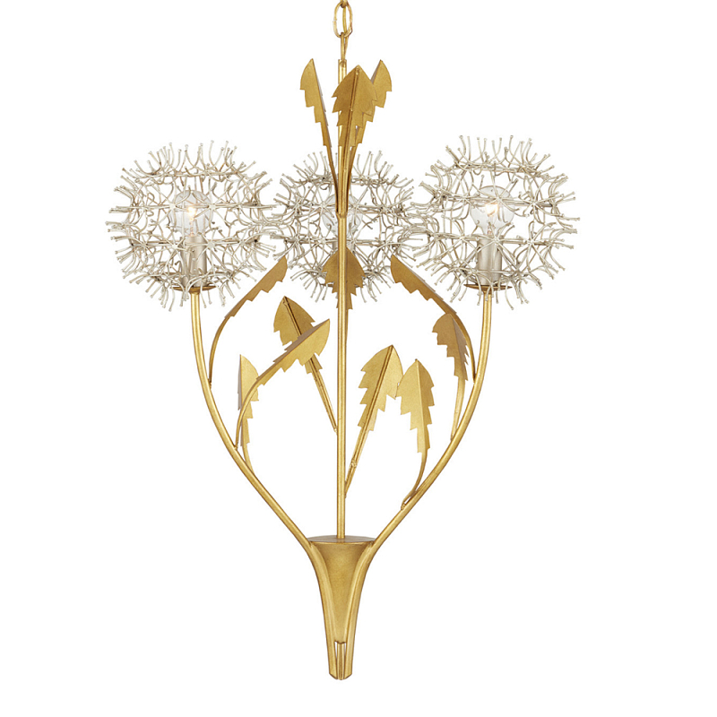 Подвесной светильник в виде цветков одуванчика Hanging Dandelion Золотой Серебряный Подвесной светильник в виде цветков одуванчика Hanging Dandelion Золотой Серебряный в Рязани | Loft Concept