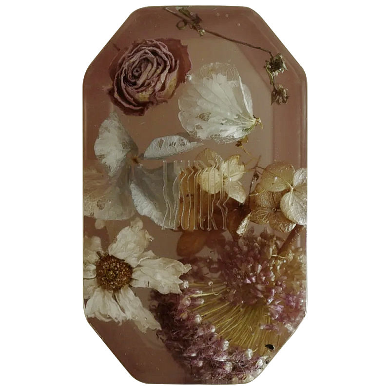 Шкатулка из эпоксидной смолы с цветами розовая Epoxy Resin Flowers Box Pink Розовый Шкатулка из эпоксидной смолы с цветами розовая Epoxy Resin Flowers Box Pink Розовый в Рязани | Loft Concept