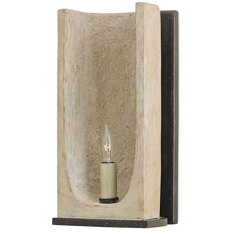 Бра настенное из бетона Rustic Charm Серый бетон Бра настенное из бетона Rustic Charm Серый бетон в Рязани | Loft Concept