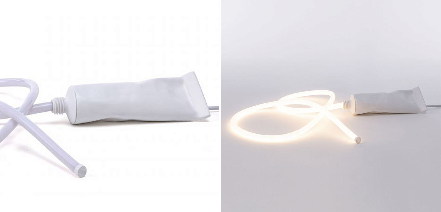 Настольная лампа Seletti Daily Glow Toothpaste Настольная лампа Seletti Daily Glow Toothpaste - Loft-Concept в Рязани