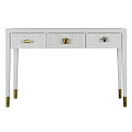 Дизайнерский Письменный стол Elsa Dreams White с тремя ящиками варинант исполнения - 5 | Loft Concept в Рязани