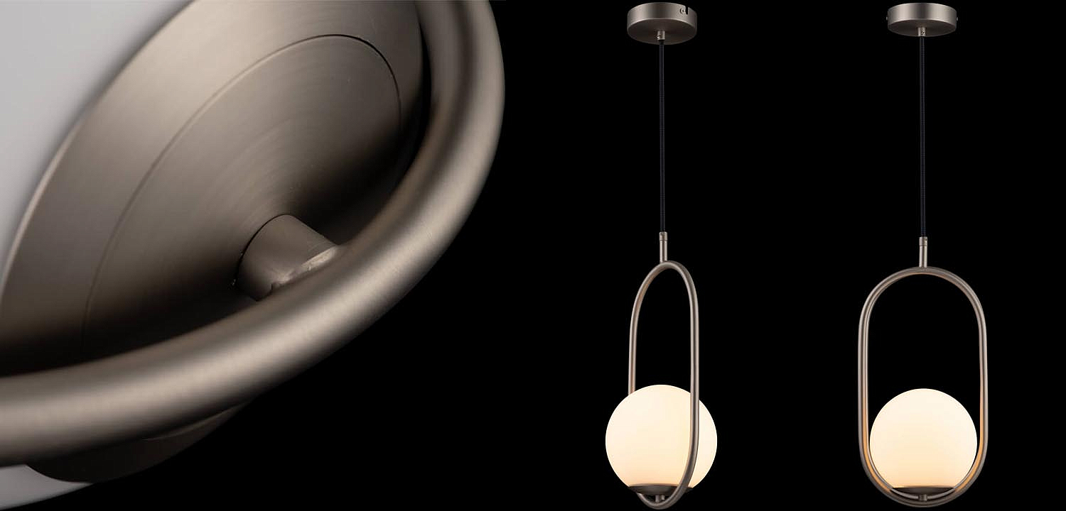 Подвесной светильник B.LUX C Ball oval nickel Подвесной светильник B.LUX C Ball oval nickel - Loft-Concept в Рязани
