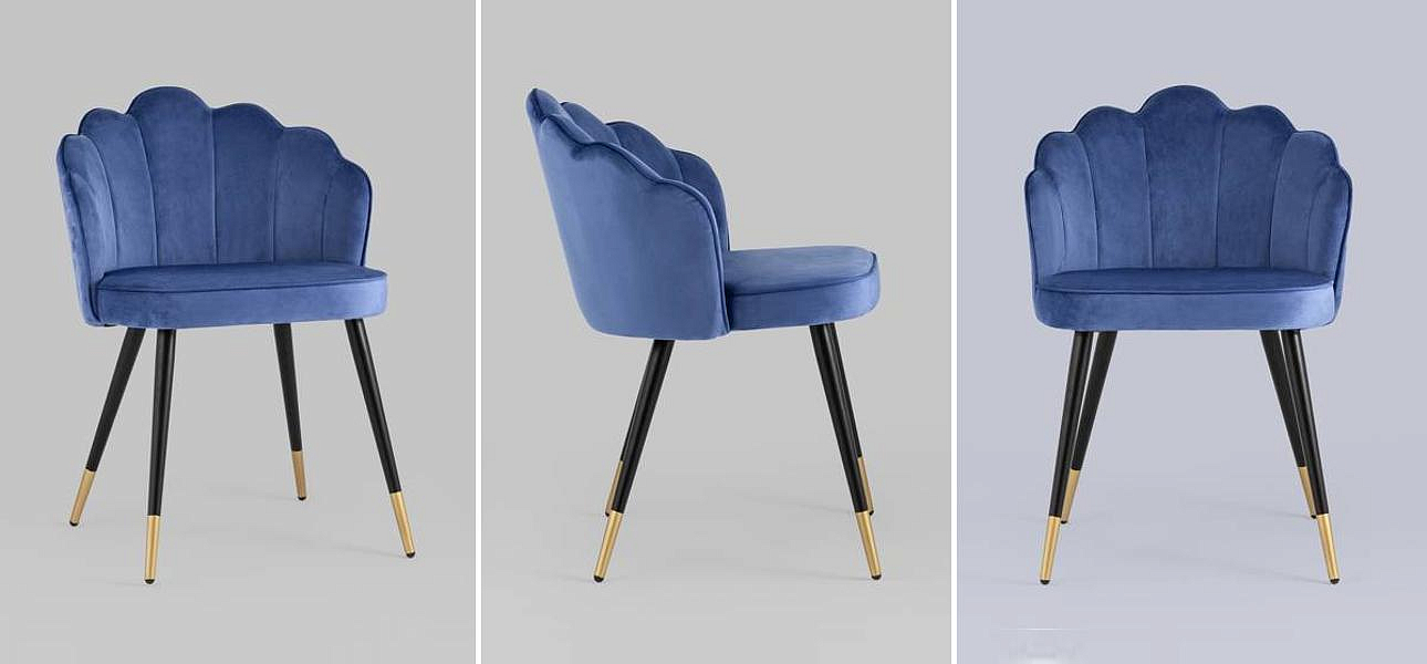 Стул Bristol Chair Королевский Синий Цвет Стул Bristol Chair Королевский Синий Цвет - Loft-Concept в Рязани