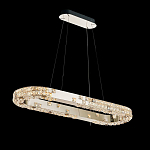 Люстра овальная с мозаичным хрустальным оформлением Sparks of Crystal варинант исполнения - 1 | Loft Concept в Рязани