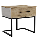 Тумба прикроватная с ящиком в стиле лофт Urban Style Space 2 варинант исполнения - 1 | Loft Concept в Рязани