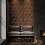 Гипсовая 3D панель с принтографией PM-30 варинант исполнения - 4 | Loft Concept в Рязани