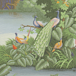 Обои ручная роспись Le Brésil Eden варинант исполнения - 1 | Loft Concept в Рязани