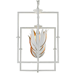 Люстра белая прямоугольная с абажурами в виде цветков тюльпана White Tulips варинант исполнения - 4 | Loft Concept в Рязани