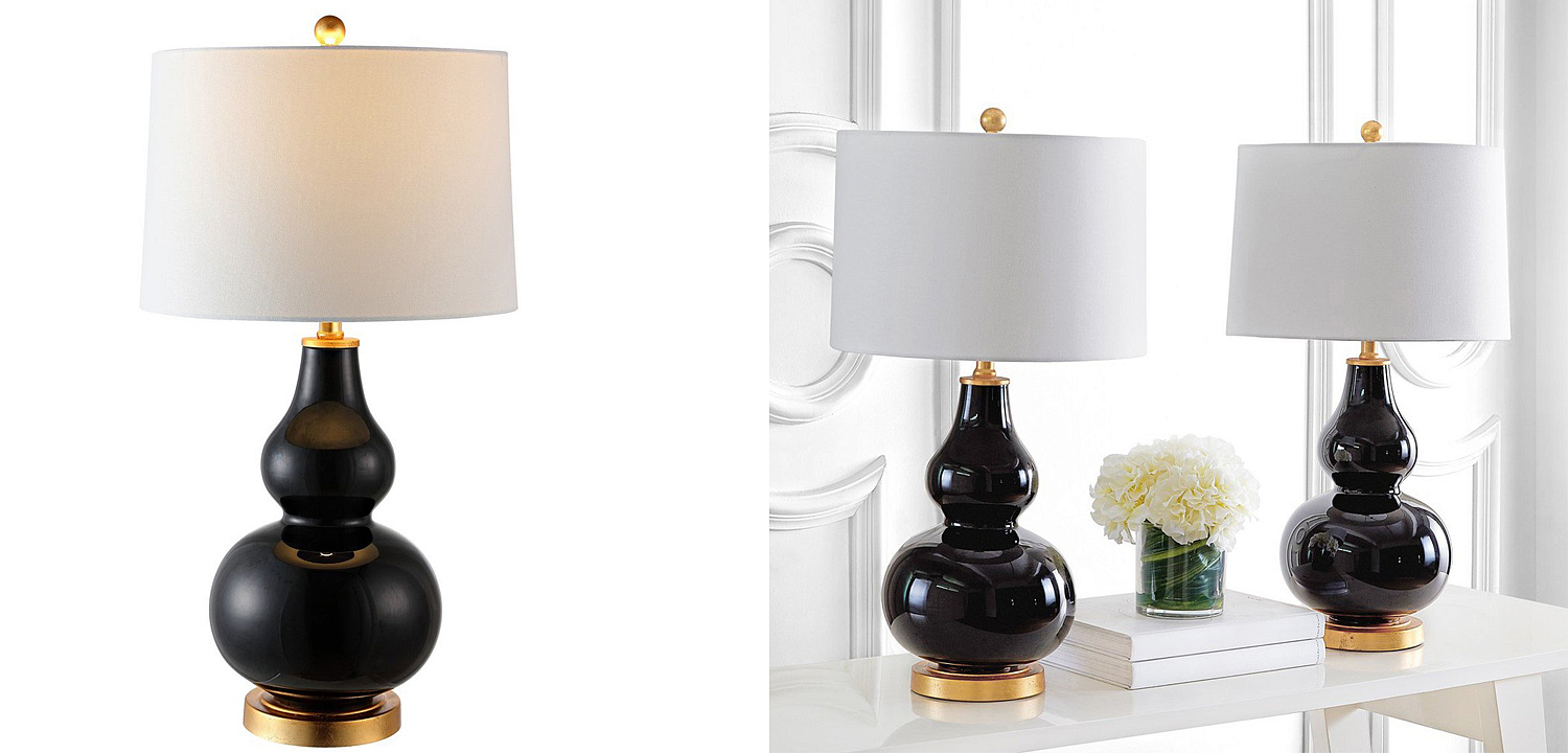 Настольная лампа Loraine Black Table lamp Настольная лампа Loraine Black Table lamp - Loft-Concept в Рязани