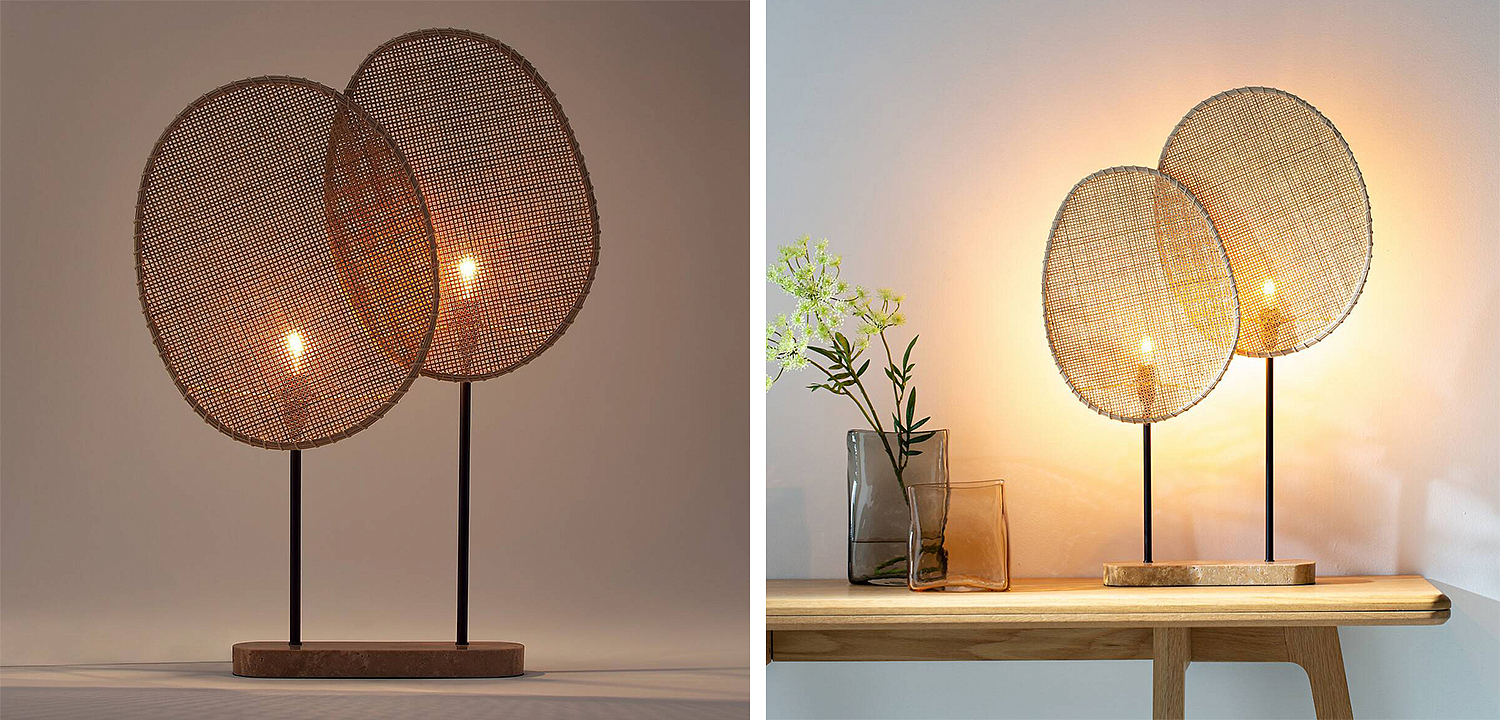 Настольная лампа Wicker Leaves Table lamp Настольная лампа Wicker Leaves Table lamp - Loft-Concept в Рязани