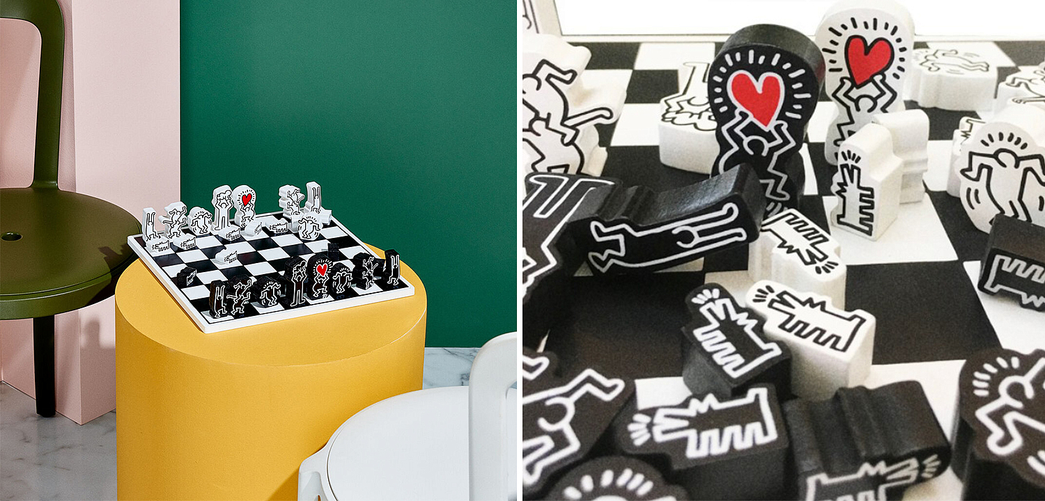 Деревянный шахматный набор Keith Haring Chess Set Деревянный шахматный набор Keith Haring Chess Set - Loft-Concept в Рязани