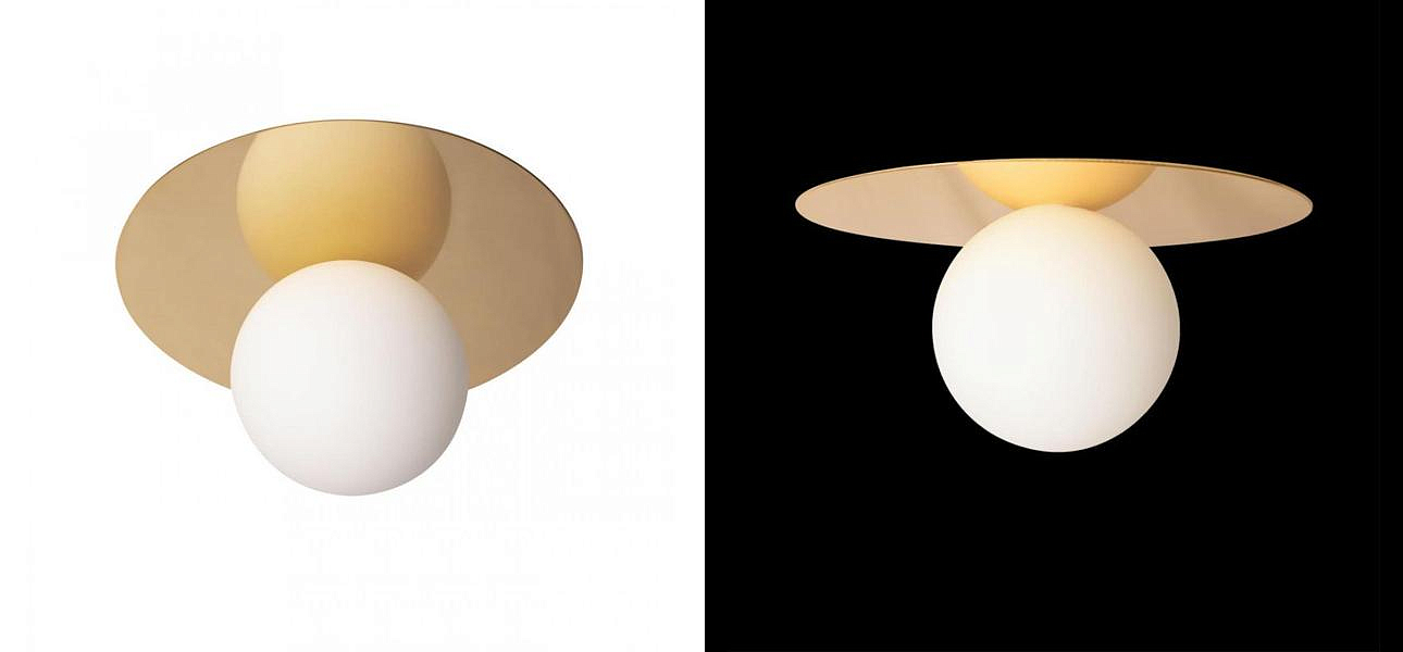 Светильник потолочный MATISSE Gold 25 см Светильник потолочный MATISSE Gold 25 см - Loft-Concept в Рязани