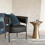 Приставной столик из латуни Grant Brass Side Table варинант исполнения - 5 | Loft Concept в Рязани