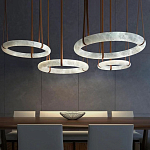 Люстра в форме обруча из натурального камня Minerals of Light варинант исполнения - 7 | Loft Concept в Рязани