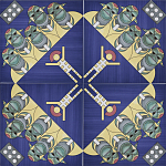 Плитка дизайнерская с узором Мангалоры варинант исполнения - 2 | Loft Concept в Рязани