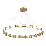 Люстра кольцевая с круглыми светодиодными источниками света Maxine Light варинант исполнения - 9 | Loft Concept в Рязани