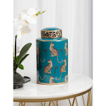 Ваза фарфоровая с крышкой Leopard Ccollection варинант исполнения - 3 | Loft Concept в Рязани