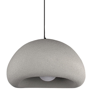 Подвесной светильник с округлым абажуром из стеклопластика с шероховатой текстурой Диаметр 40 см Sergey Makhno