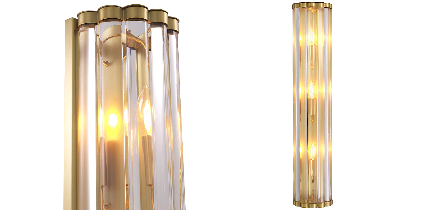 Бра Eichholtz Wall Lamp Amalfi Brass Бра Eichholtz Wall Lamp Amalfi Brass - Loft-Concept в Рязани