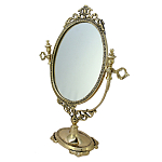 Зеркало настольное в бронзовой раме Royal Gold Mirrors  варинант исполнения - 1 | Loft Concept в Рязани