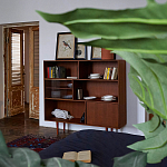 Стеллаж Retro Brown Rack варинант исполнения - 2 | Loft Concept в Рязани