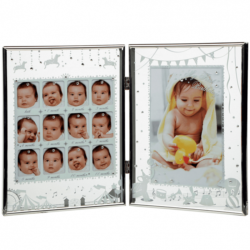 Фоторамка детская Childhood Corner Серебряный Фоторамка детская Childhood Corner Серебряный в Рязани | Loft Concept