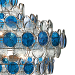 Люстра с каскадом из круглых декоративных элементов Harmony of Light варинант исполнения - 1 | Loft Concept в Рязани