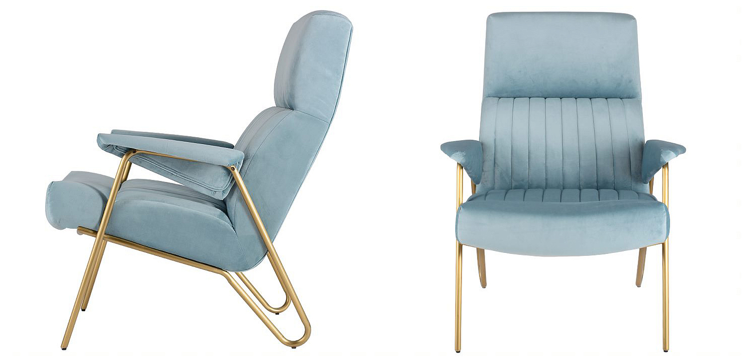 Кресло Solonar light blue Кресло Solonar light blue - Loft-Concept в Рязани