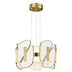 Люстра с мраморными вставками Marble Plates варинант исполнения - 2 | Loft Concept в Рязани