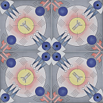 Плитка дизайнерская с узором Элемент варинант исполнения - 3 | Loft Concept в Рязани