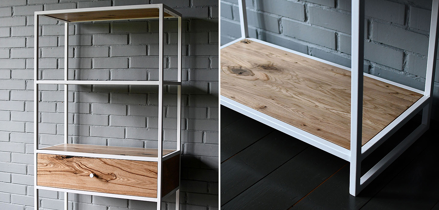 Стеллаж Reeve Industrial Metal Rust Rack Стеллаж Reeve Industrial Metal Rust Rack - Loft-Concept в Рязани