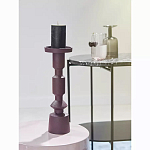 Подсвечник фигурный сливовый Bright Accent 35 см варинант исполнения - 4 | Loft Concept в Рязани