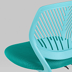 Яркий компьютерный стул Tropica Turquoise варинант исполнения - 6 | Loft Concept в Рязани