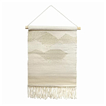 Панно из шерсти и хлопка с узором Beige Calista Serene варинант исполнения - 2 | Loft Concept в Рязани