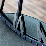 Часы настенные зеркальные с серебряным металлическим циферблатом Mirror Tower Clock варинант исполнения - 4 | Loft Concept в Рязани