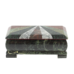 Шкатулка для денег с мозаикой из натуральных камней Stone Casket варинант исполнения - 2 | Loft Concept в Рязани