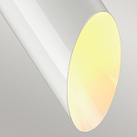 Подвесной светильник белого цвета с вытянутым цилиндрическим плафоном с косым срезом Elstead Lighting варинант исполнения - 5 | Loft Concept в Рязани