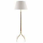 Торшер на изогнутых ножках с конусовидным тканевым абажуром Rotation варинант исполнения - 2 | Loft Concept в Рязани