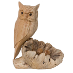 Статуэтка из дерева сова Animals of the World варинант исполнения - 4 | Loft Concept в Рязани