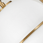 Потолочный светильник с плафоном в форме белого матового шара Hinkley варинант исполнения - 18 | Loft Concept в Рязани